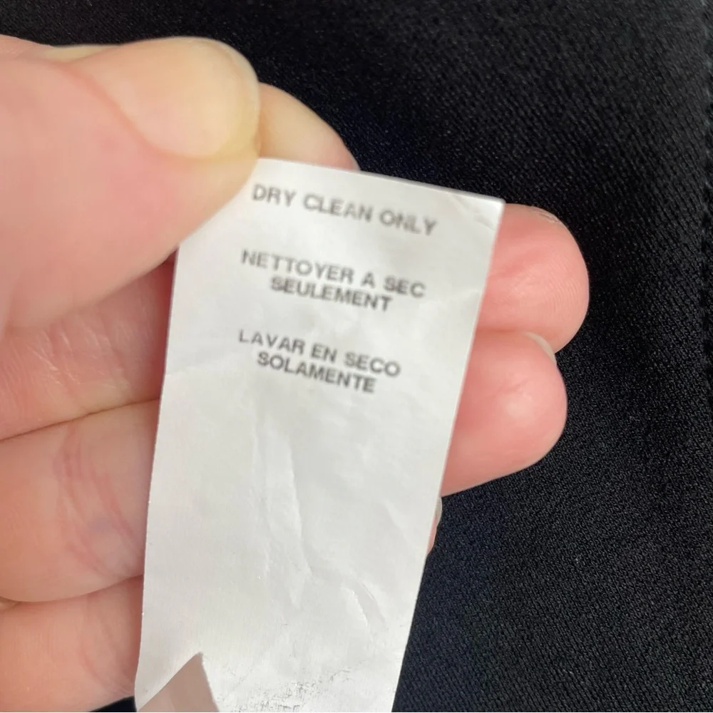 Karen Kane Black Ruched Sleeve Open Front Blazer – Size Large - Picture 4 of 4